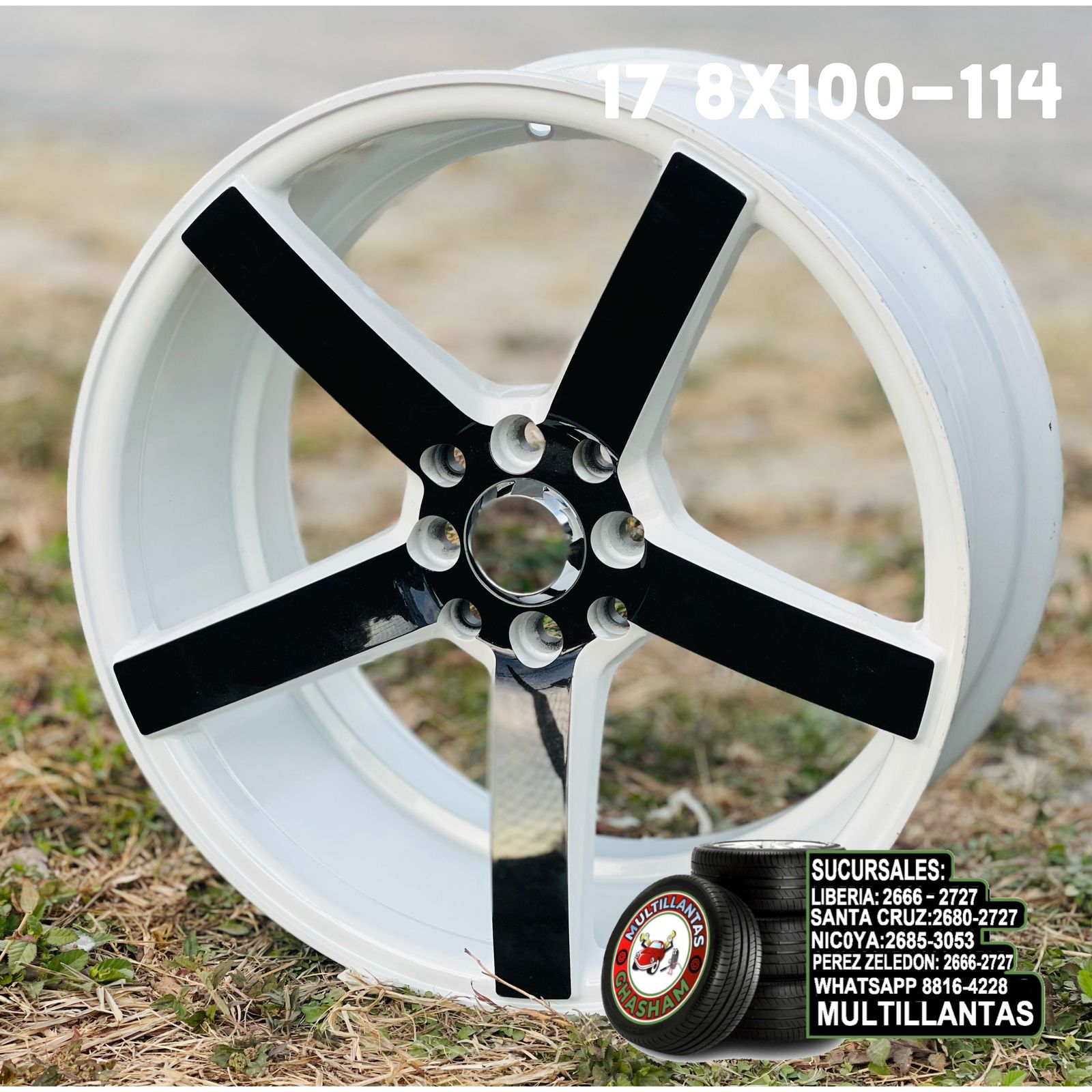 AROS 17X8 (ACR17037) 8X100/114  W-B